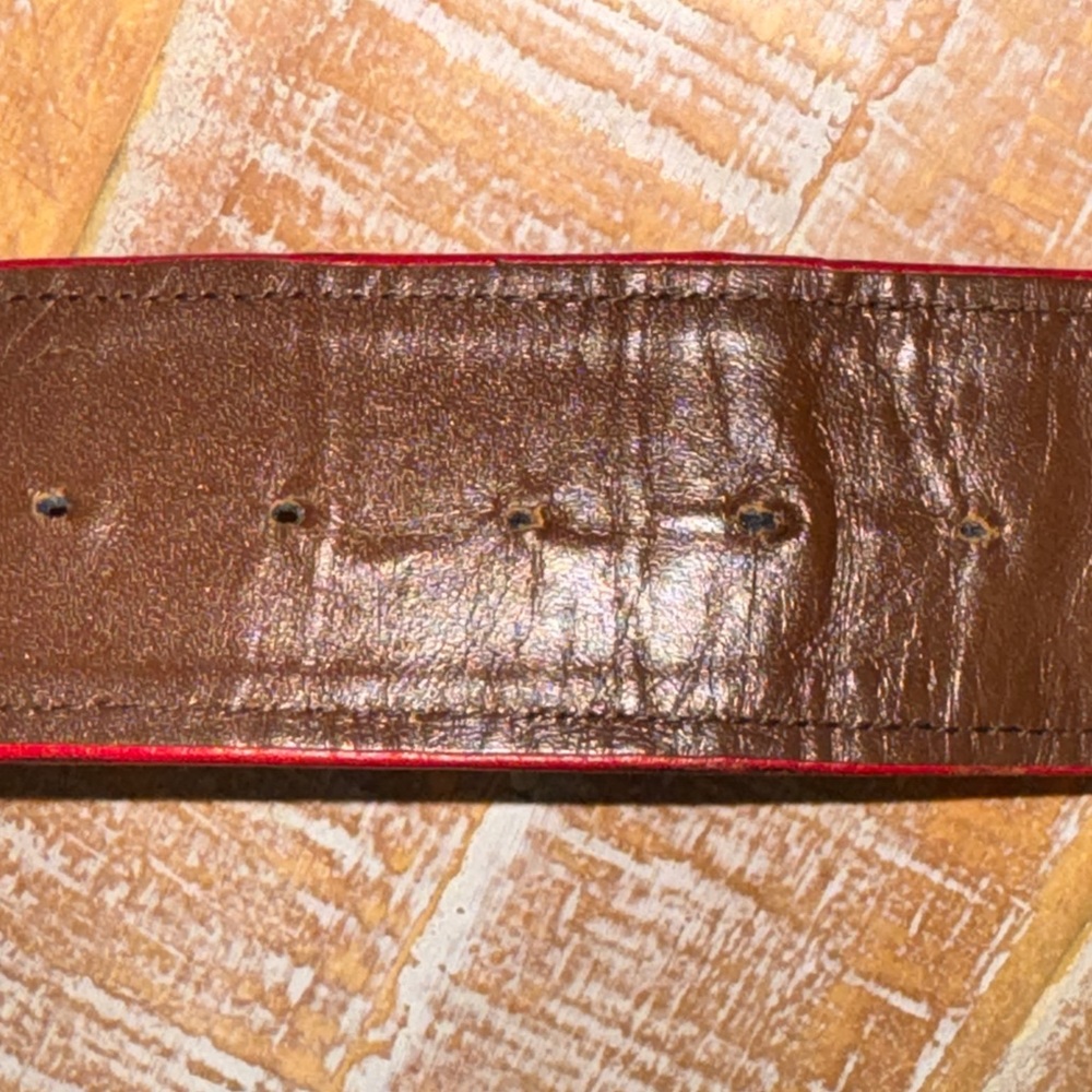 Vintage YSL Leather belt size medium - Picture 8 of 11